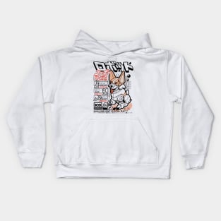 Robo Corgi Kids Hoodie